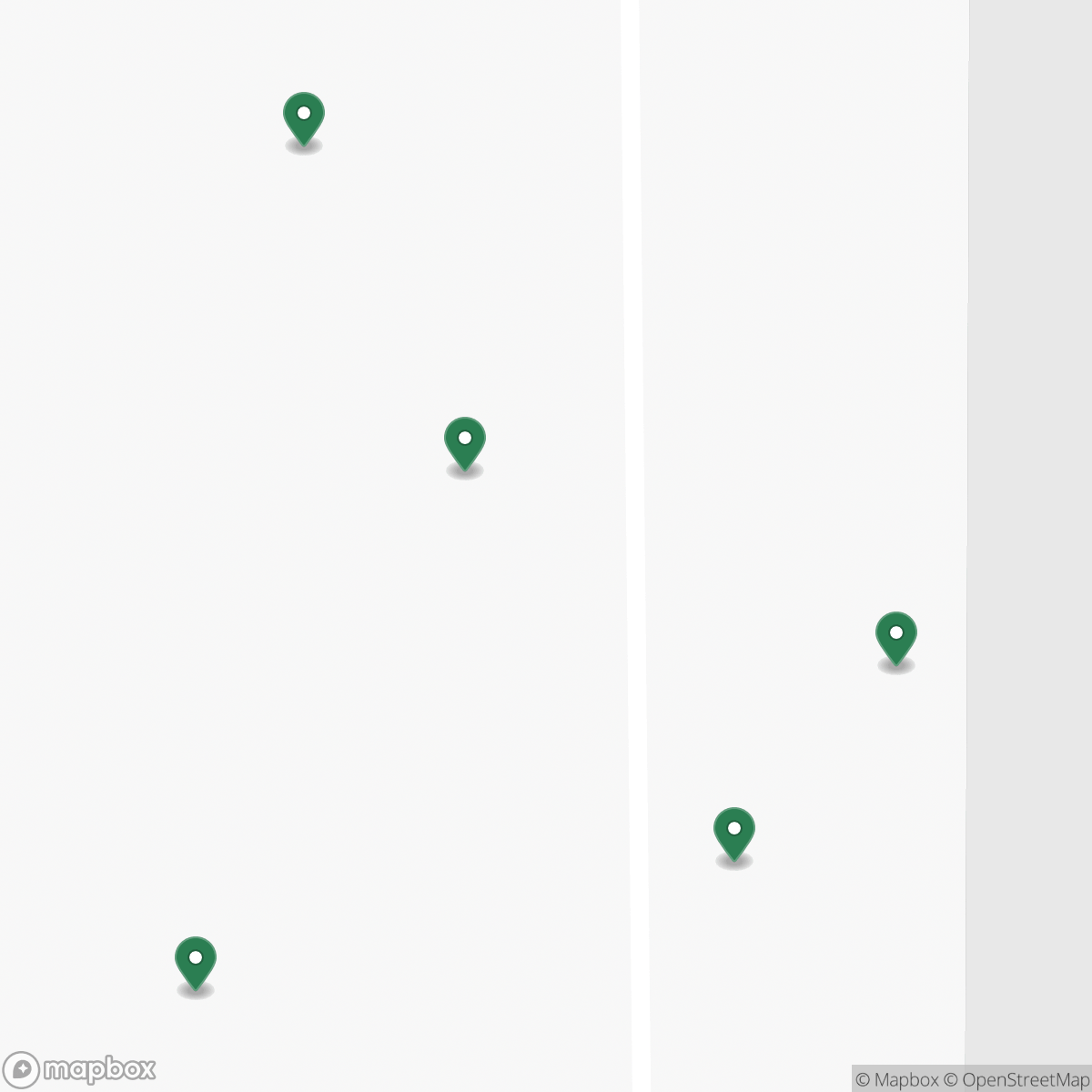 Map of Northgate Logistics showing its pinned spots