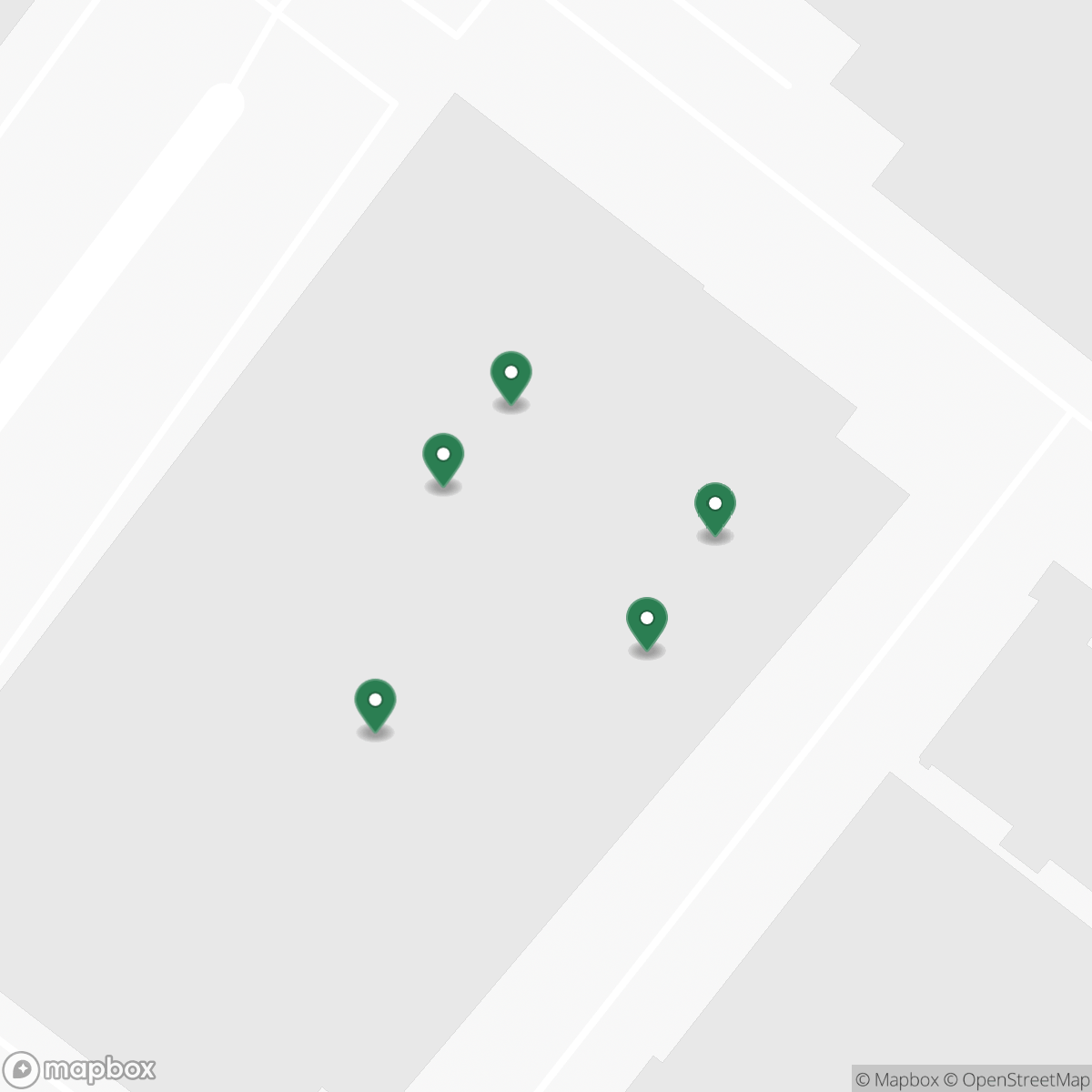 Map of Harbor Tower showing its pinned assets